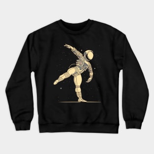 Astronaut Dancing In Space Crewneck Sweatshirt